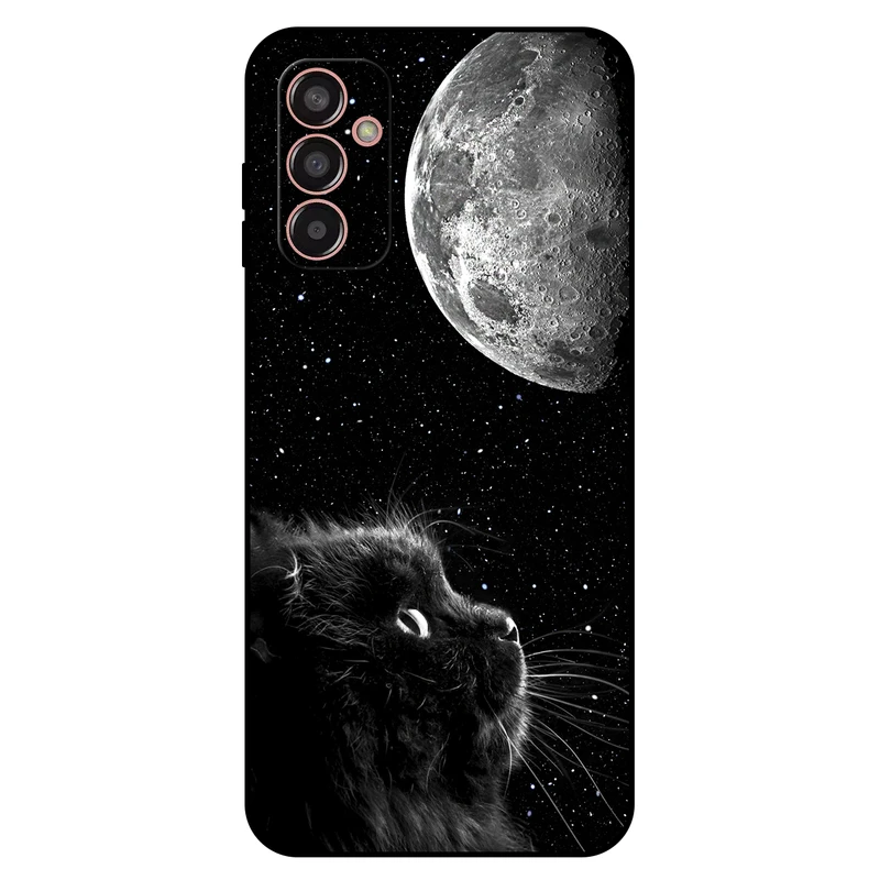   کاور مگافون طرح گربه مدل 1882 مناسب برای گوشی موبایل سامسونگ Galaxy F13  