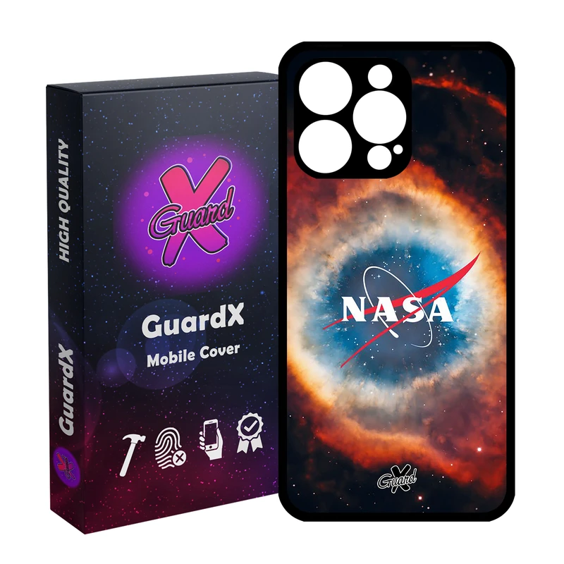 کاور گارد ایکس طرح Nasa مدل قاب Glass10234 مناسب برای گوشی موبایل اپل iPhone 15 Pro Max