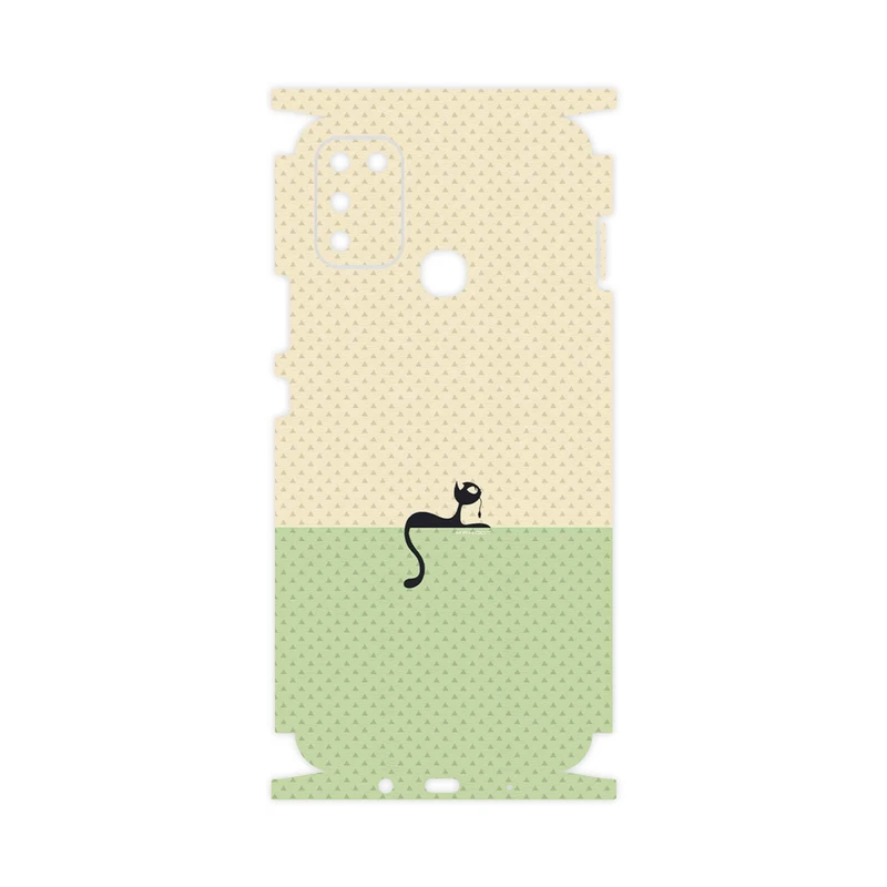 برچسب پوششی ماهوت مدل Minimal Internet Cat Icon-FullSkin مناسب برای گوشی موبایل اینفینیکس Hot 10 Play