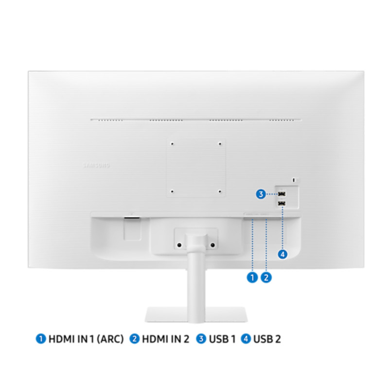 مانیتور هوشمند سامسونگ مدل LS32CM501EMXUE سایز 32 اینچ