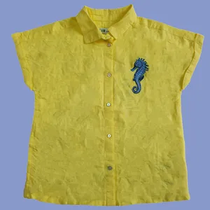 شومیز آستین کوتاه دخترانه جی بی سی مدل w-61903