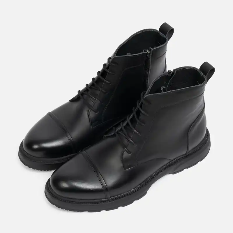 نیم بوت مردانه مدل A-A کد دیتونا-4804 رنگ مشکی