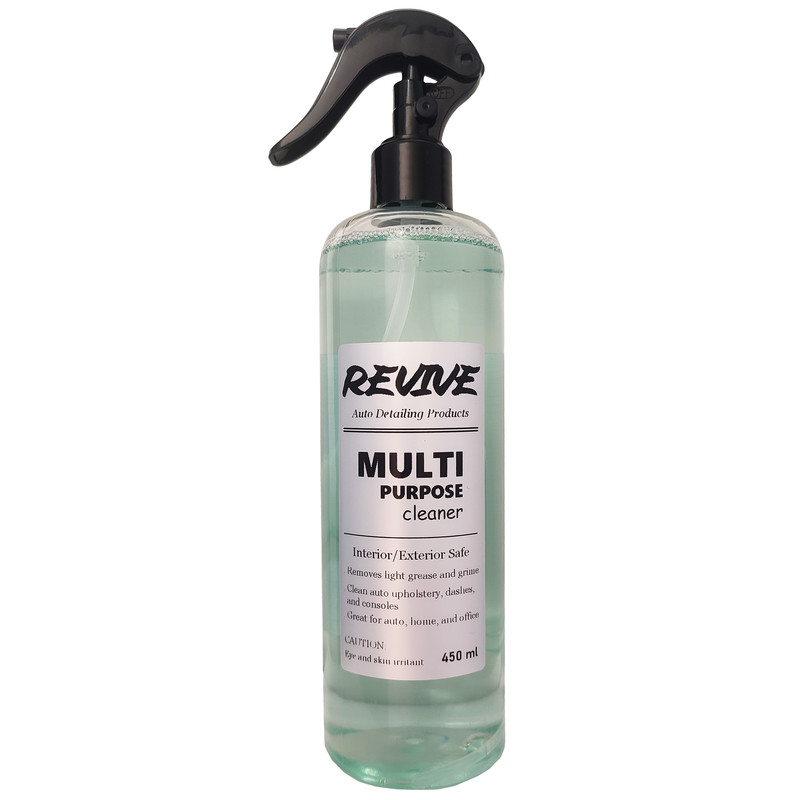 اسپری صفر شوی داخل و خارج خودرو ریوایو مدل multi purpose حجم 450 میلی لیتر