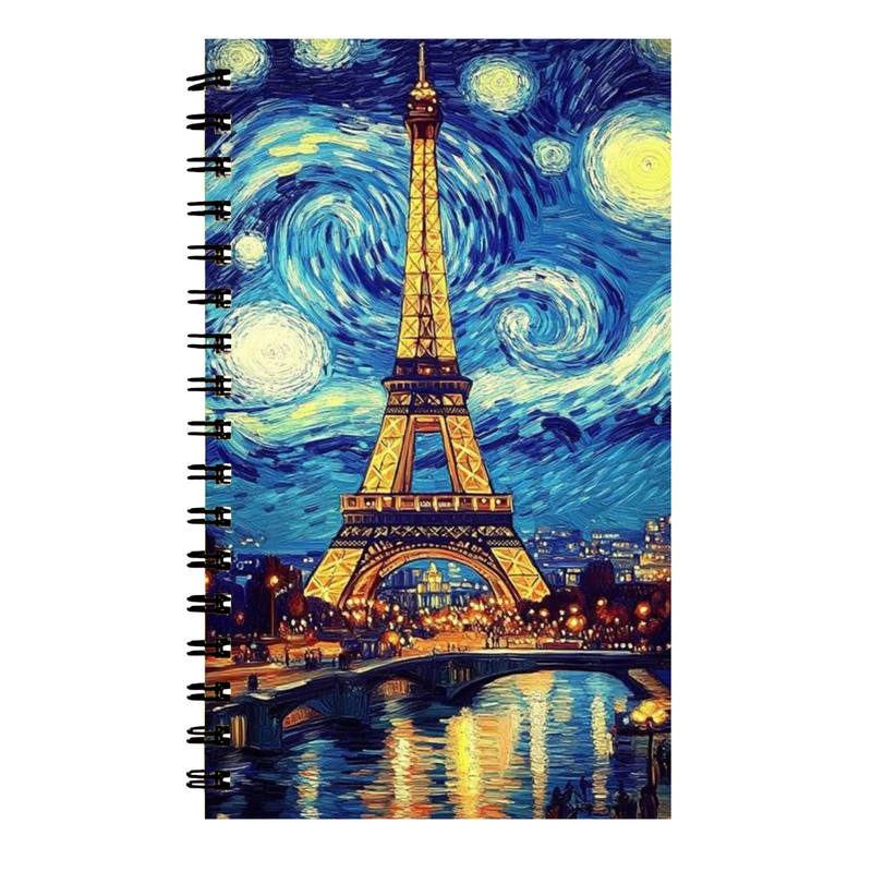 دفتر نت موسیقی 40 برگ طرح پاریس فانتزی کد 057