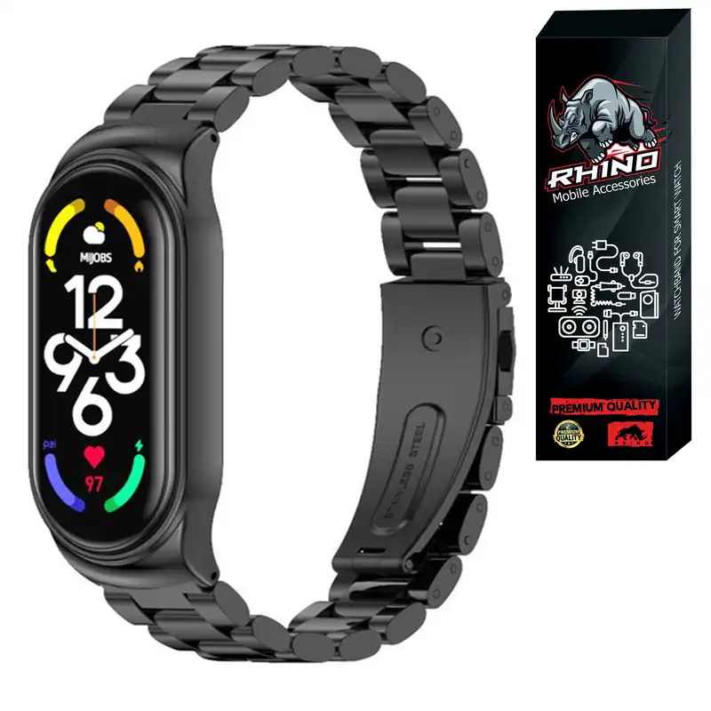 بند راینو مدل R-3Bead مناسب برای مچ بند هوشمند شیائومی Mi Band 3 / 4