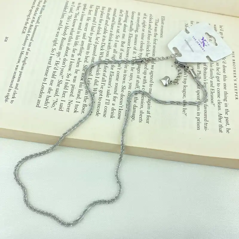 زنجیر زنانه وای اس ایکس مدل خاویاری کد N4287