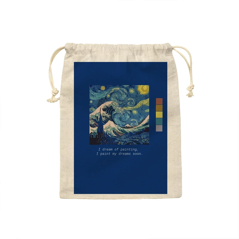 کیسه نان و سبزی ترمه طراحان ایده مدل پترن نقاشی کد job0042 - S