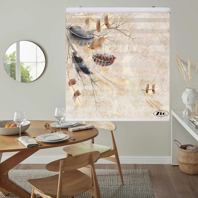 پرده زبرا زیو کد 3D1218 سایز 150x200 سانتی متر