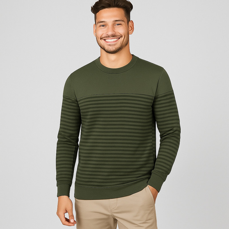 پلیور یقه گرد مردانه مدل 199391