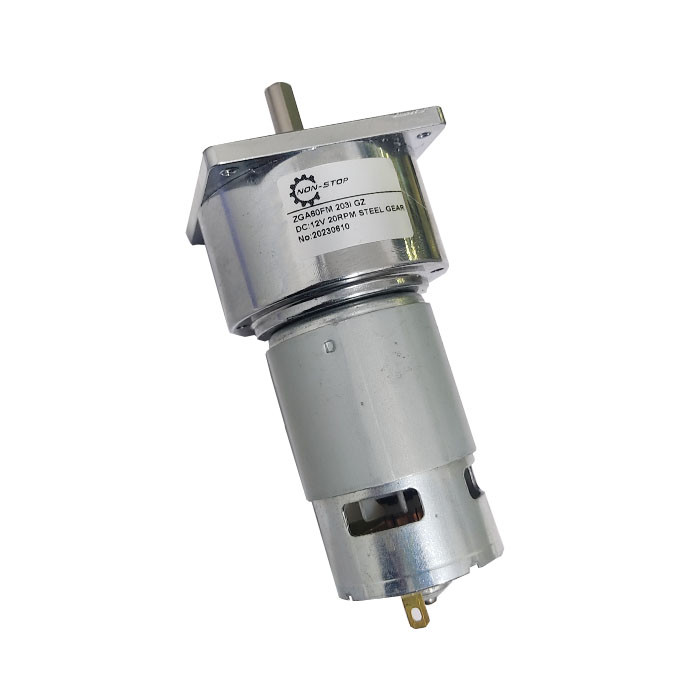 موتور گیربکس چرخدار مدل 12 ولت 20 دور ZGA60FM