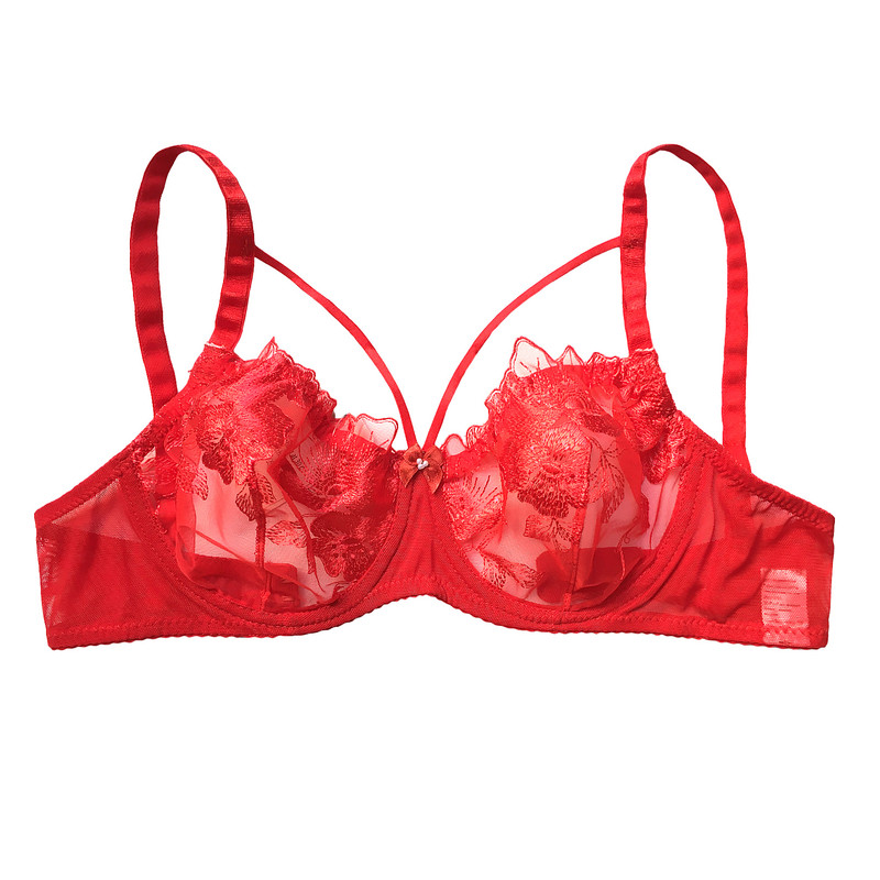 ست شورت و سوتین زنانه مدل گلناز کد DN758 رنگ قرمز