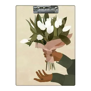تخته شاسی طرح دسته گل کد  2441746 سایز A4
