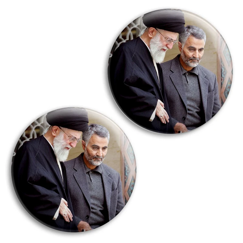 مگنت پرمانه طرح حاج قاسم سلیمانی کد pmag2.26921 مجموعه 2 عددی