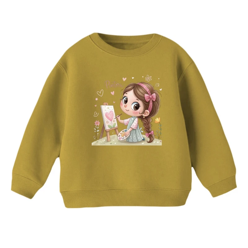 سویشرت بچگانه مدل دخترک کد 14 