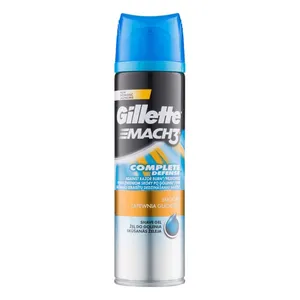 ژل اصلاح مردانه ژیلت سری MACH3 مدل COMPLETE DEFENSE حجم 200 میلی لیتر