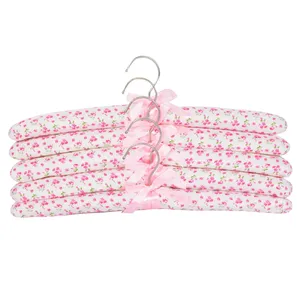چوب لباسی دیارا مدل Pink Rose بسته 5 تایی