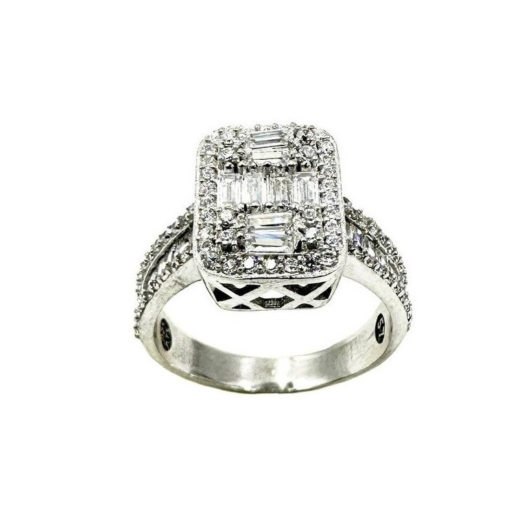 انگشتر نقره زنانه مدل se1004