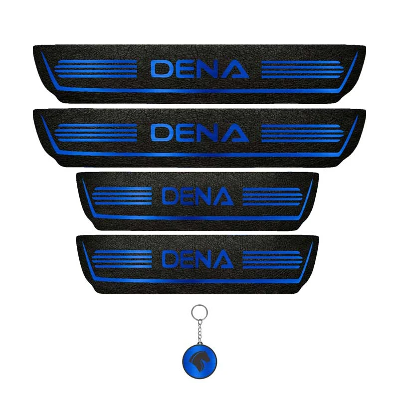 برچسب پارکابی خودرو لندمون کد LM158 MB مناسب برای دنا مجموعه 4 عددی به همراه جا کلیدی