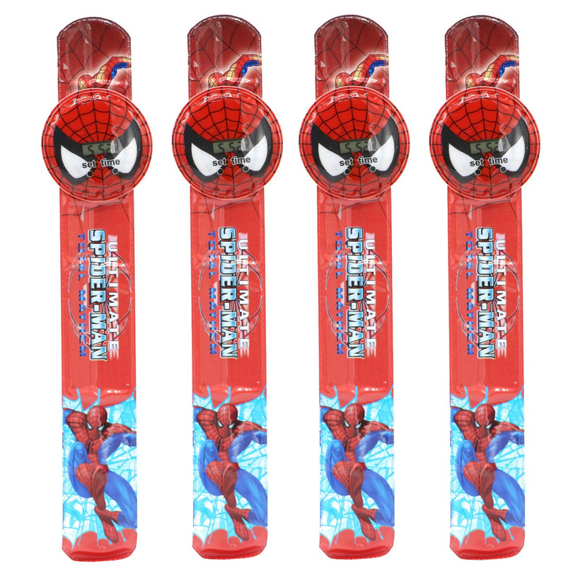 ساعت مچی دیجیتالی مدل Spiderman 01 - بسته 4 عدد