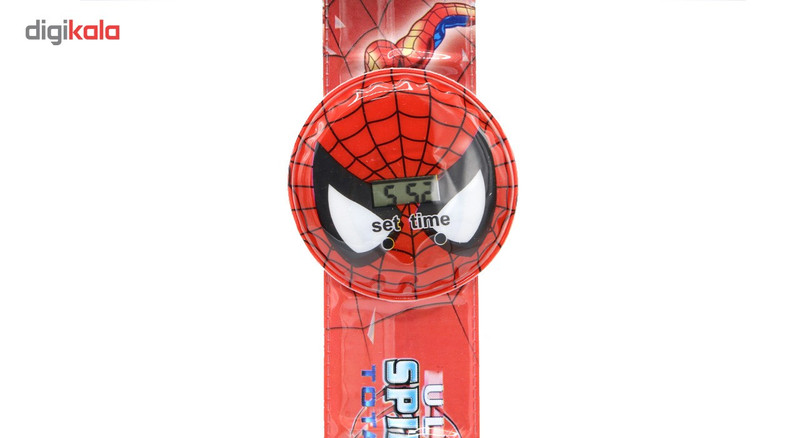 ساعت مچی دیجیتالی مدل Spiderman 01 - بسته 4 عدد