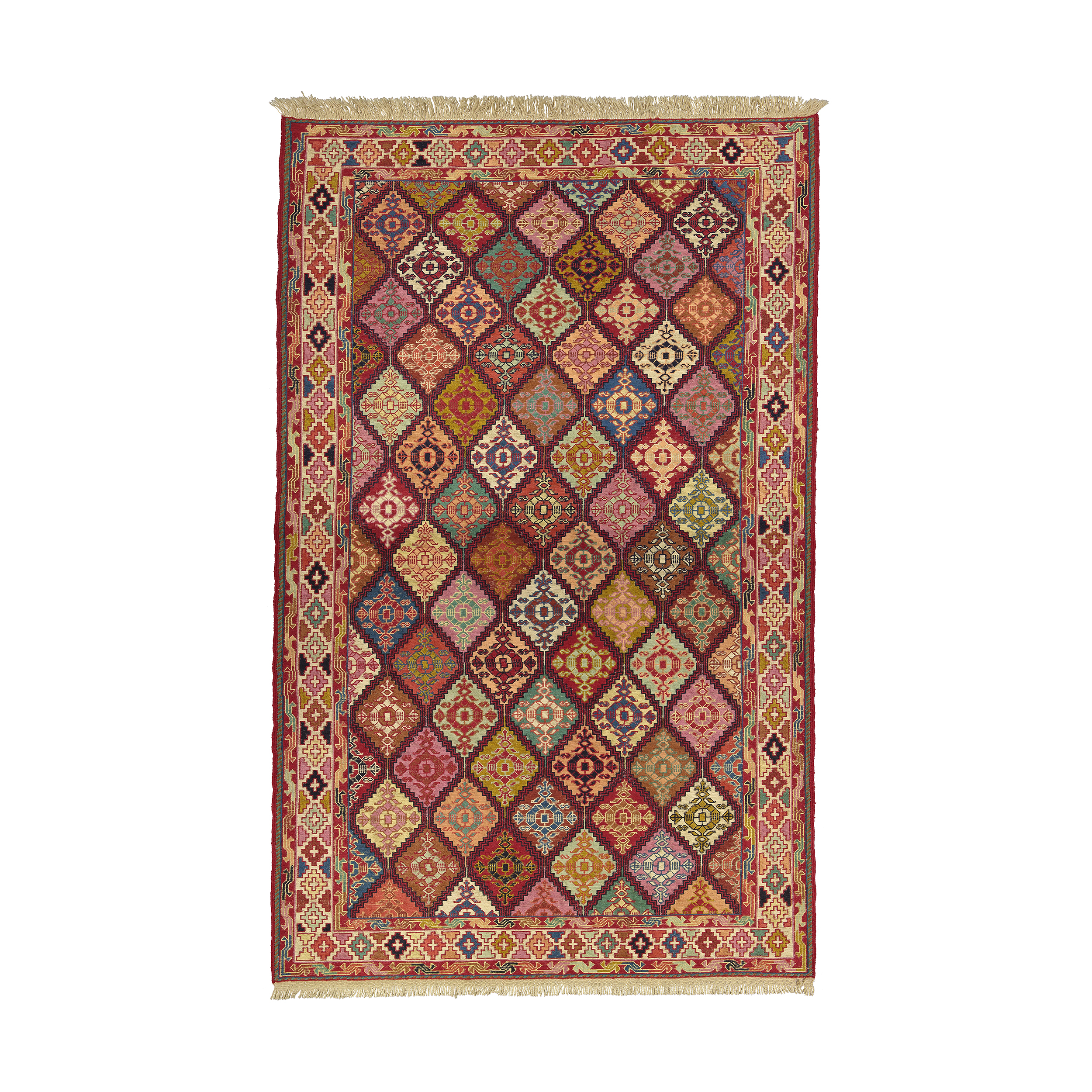 گلیم دستبافت دو و نیم متری کد TB-7856