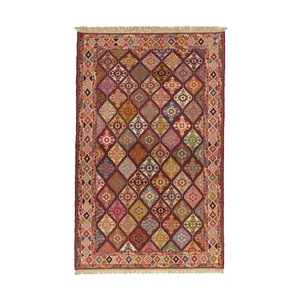 گلیم دستبافت دو و نیم متری کد TB-7856