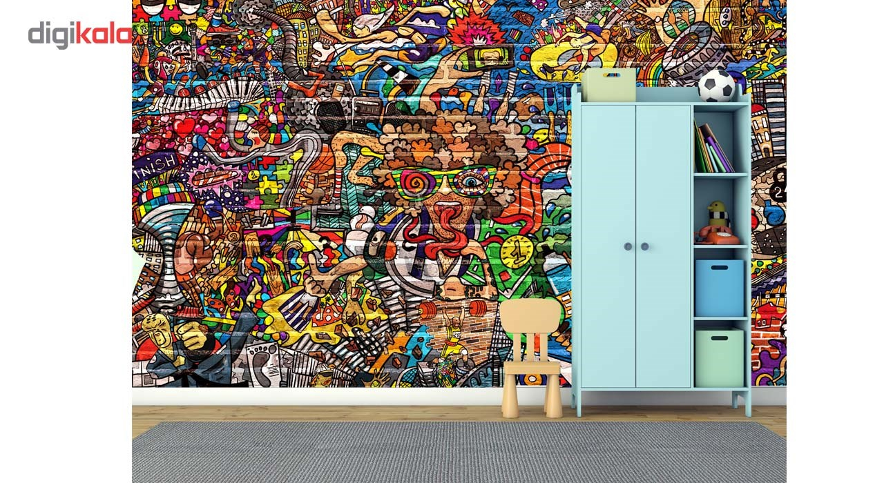کاغذ دیواری سالسو طرح graffity