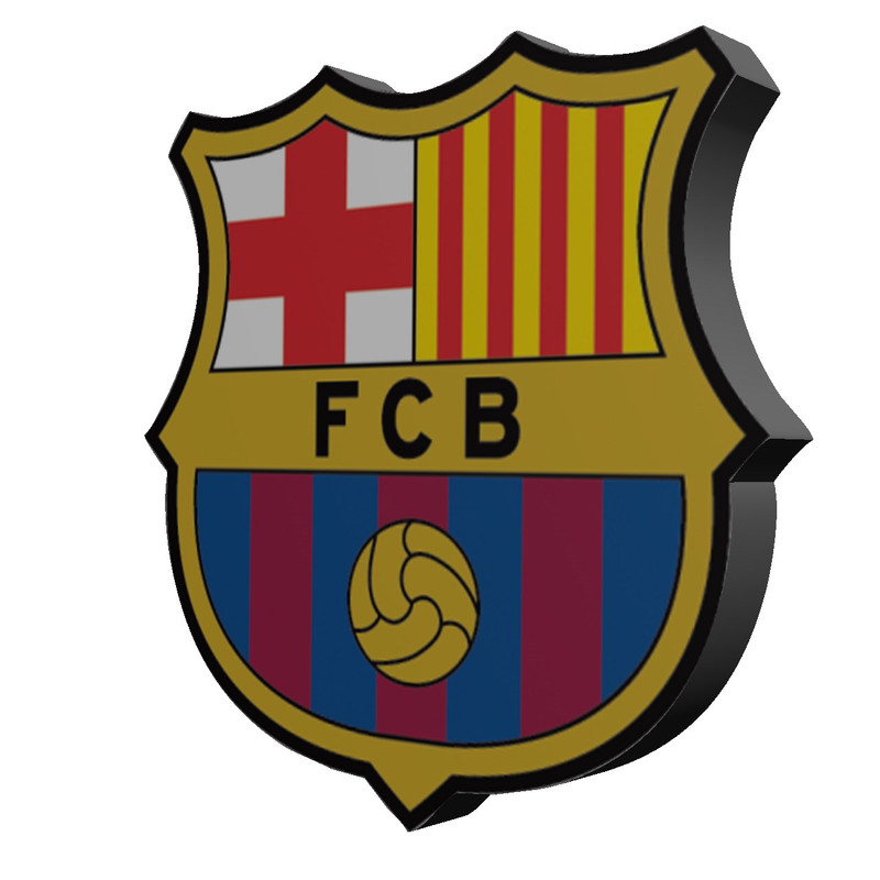 استیکر چوبی بارسلونا بانیبو مدل Barcelona
