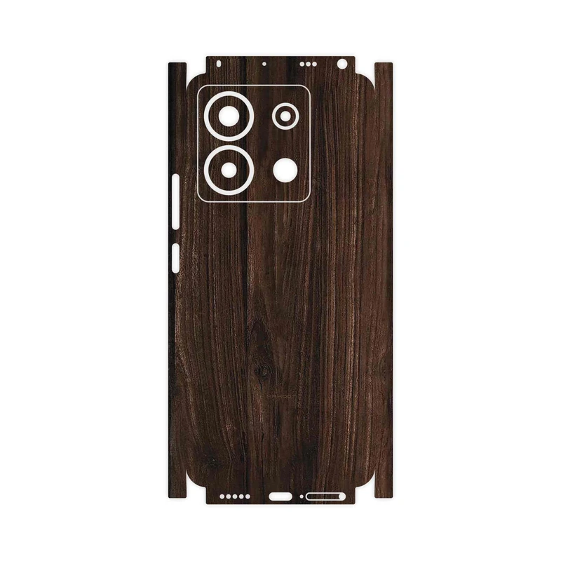 برچسب پوششی ماهوت مدل Dark_Walnut_Wood-FullSkin مناسب برای گوشی موبایل شیائومی Poco X6