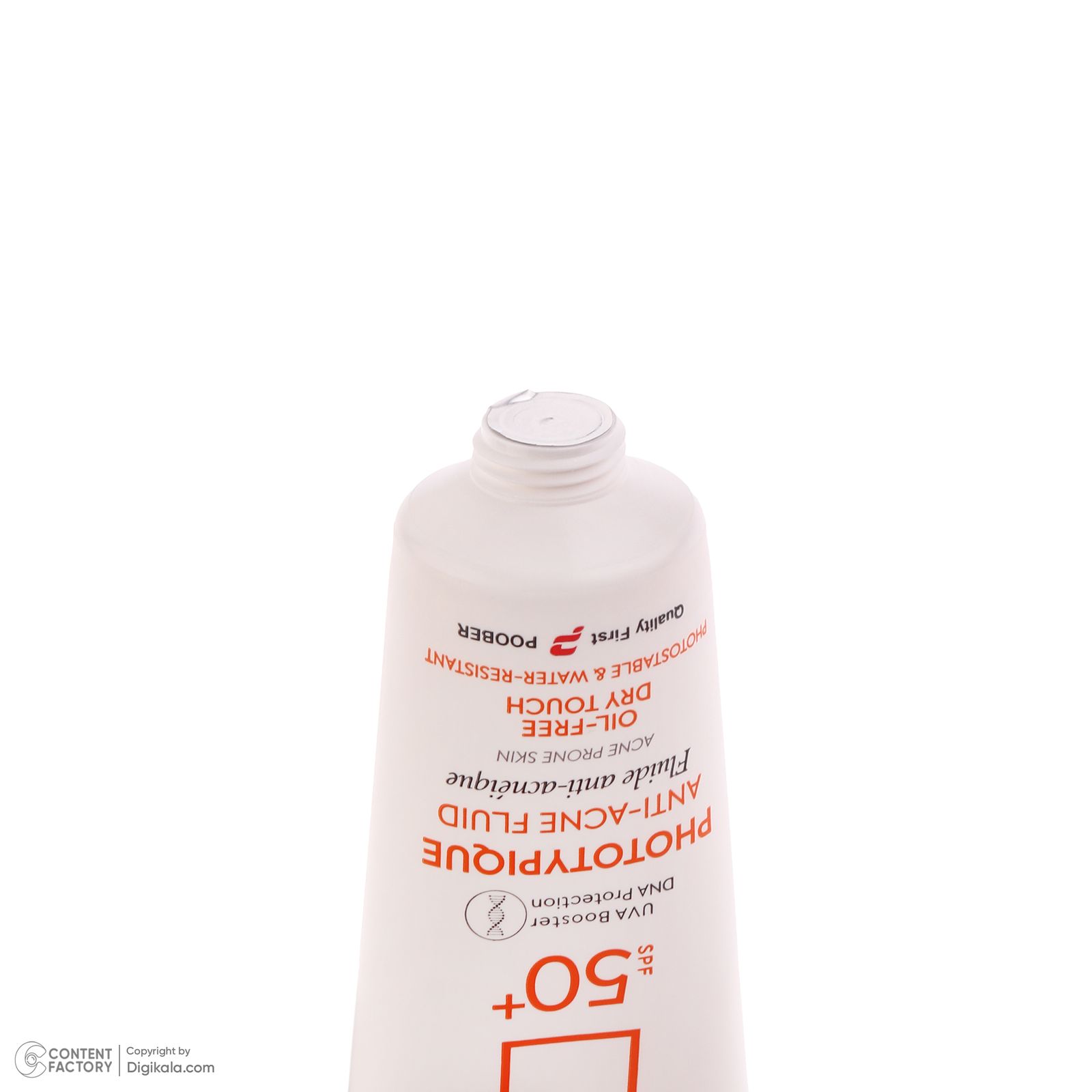 فلوئید ضد آفتاب بدون رنگ درماتیپیک مدل anti acne محافظ UVA،UVB مناسب برای انواع پوست حجم 40 میلی لیتر - - 2