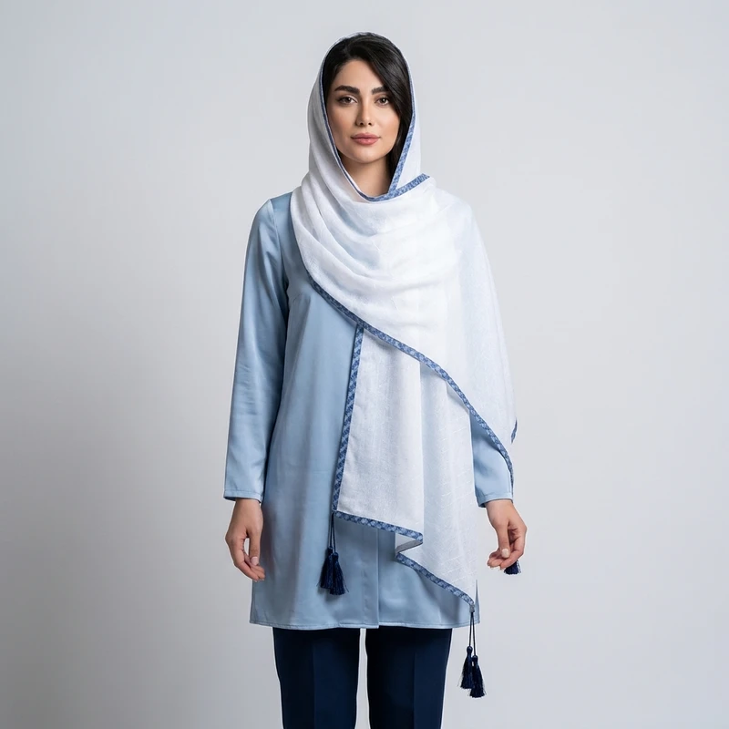 شال زنانه مدل حریر 