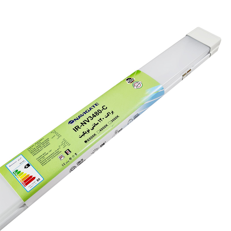 مهتابی ال ای دی 80 وات نویگیت مدل براکت کد IR-NV3480-C بسته 5 عددی