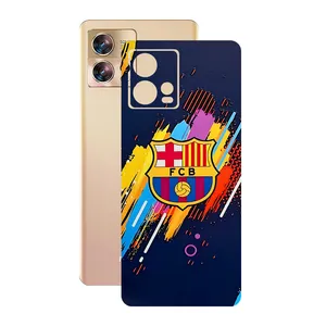 Glass cover sticker Barcelona design suitable for Motorola Edge 30 Fusion mobile phone