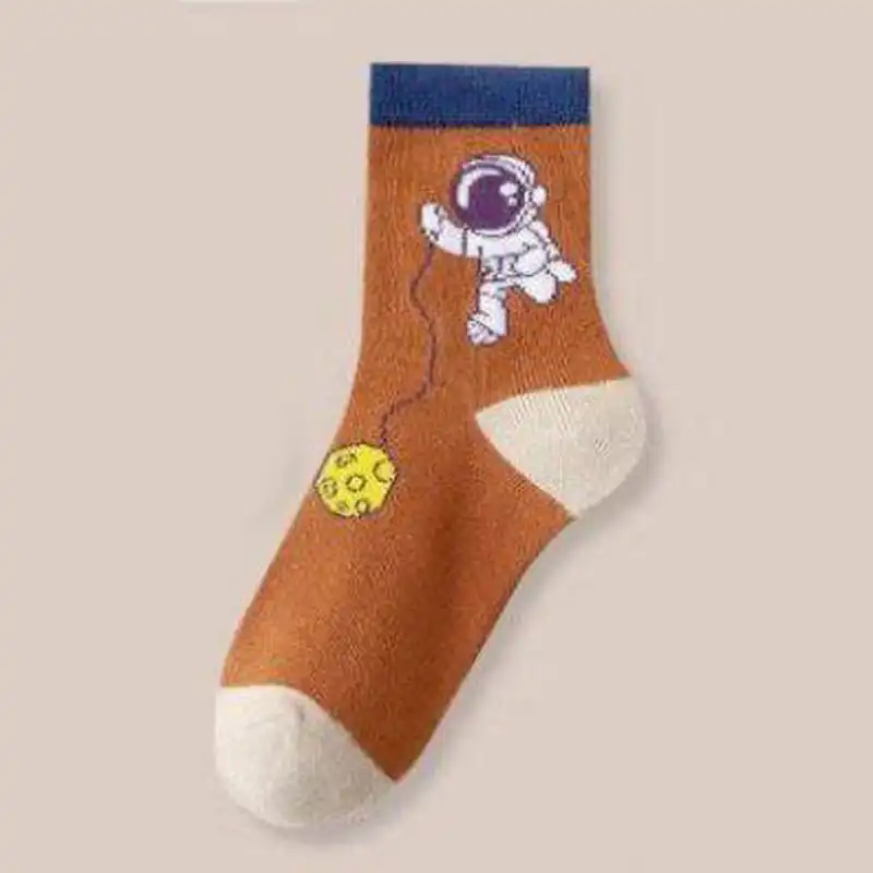 جوراب ساق کوتاه بچگانه مدل کهکشان مجموعه دو عددی