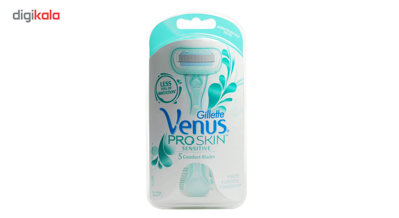 خود تراش زنانه ژیلت مدل VENUS PROSKIN SENSITIVE