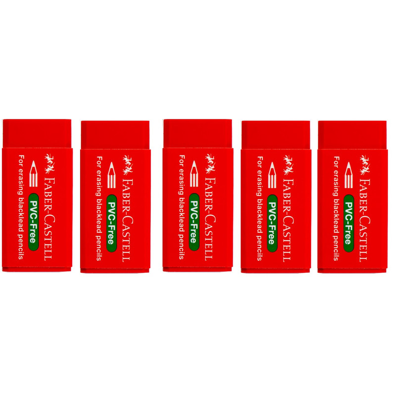 پاک کن فابر کاستل مدل PVC بسته 5 عددی