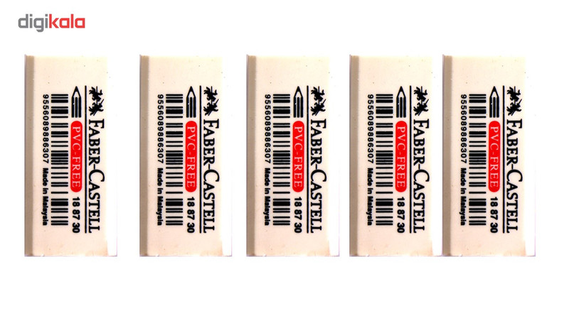 پاک کن فابر کاستل مدل PVC بسته 5 عددی