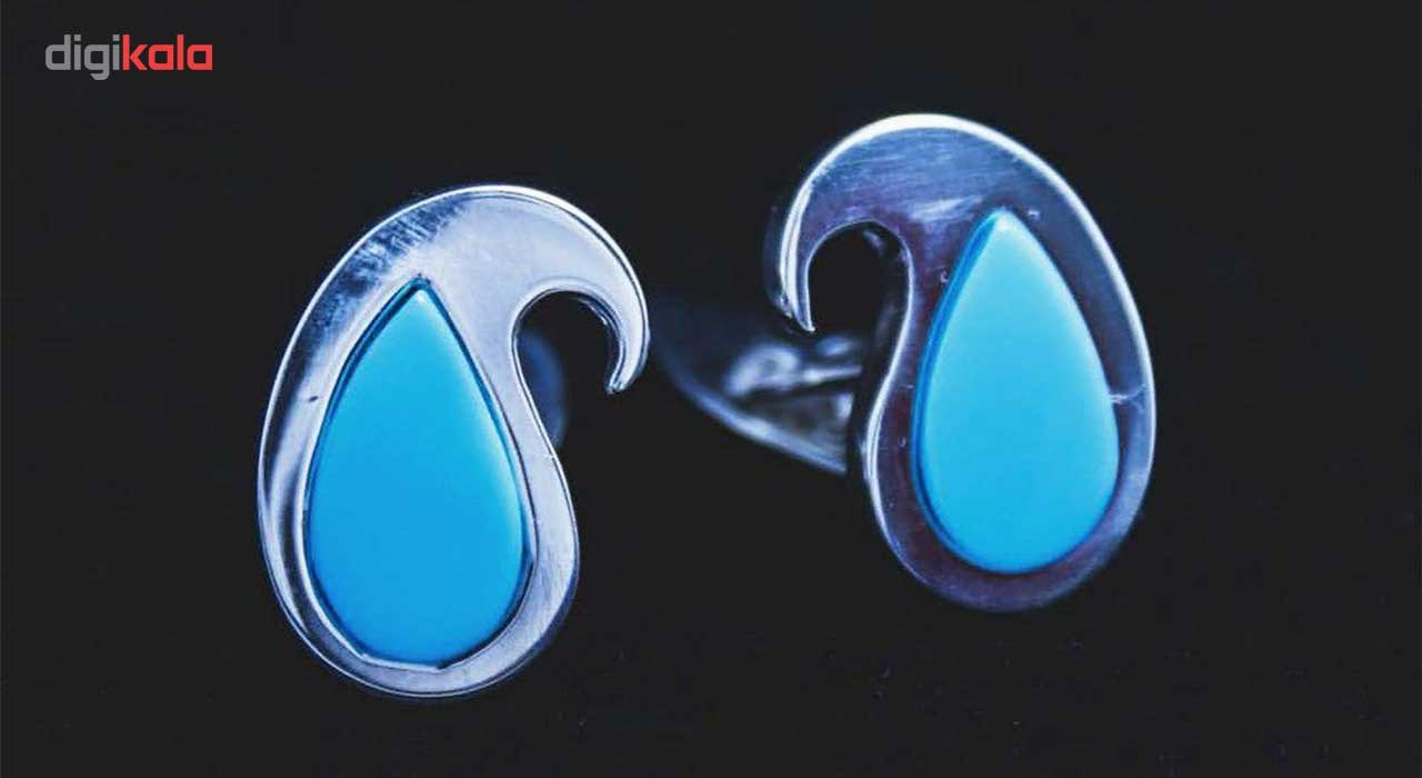 دکمه سر دست طلا  طرح جقه