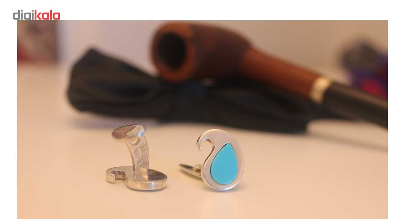 دکمه سر دست طلا  طرح جقه