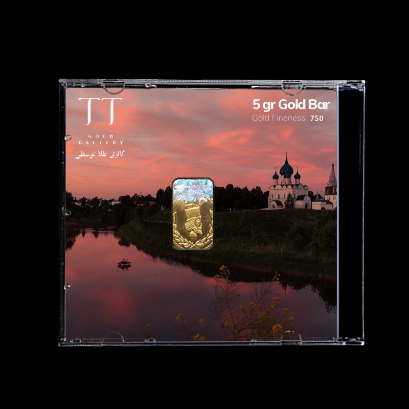 شمش طلا 18 عیار گالری طلا توسطی مدل F64E0B