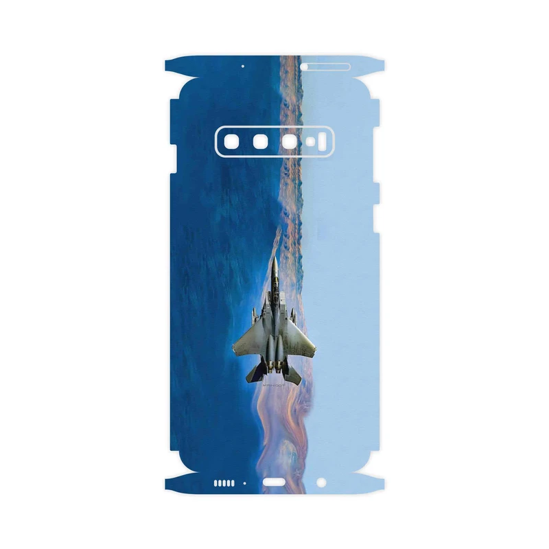 برچسب پوششی ماهوت مدل Fighter plane F15-FullSkin مناسب برای گوشی موبایل سامسونگ Galaxy S10