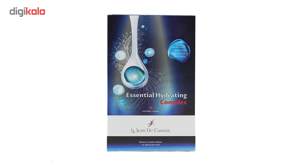 سرم آب رسان پوست لوسوئن مدل Essential Complex حجم 20 میلی لیتر بسته ده عددی