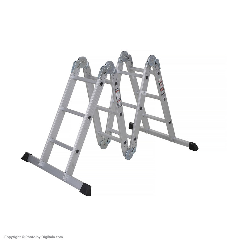 نردبان 12 پله آلوم پارس پله مدل هارمونی