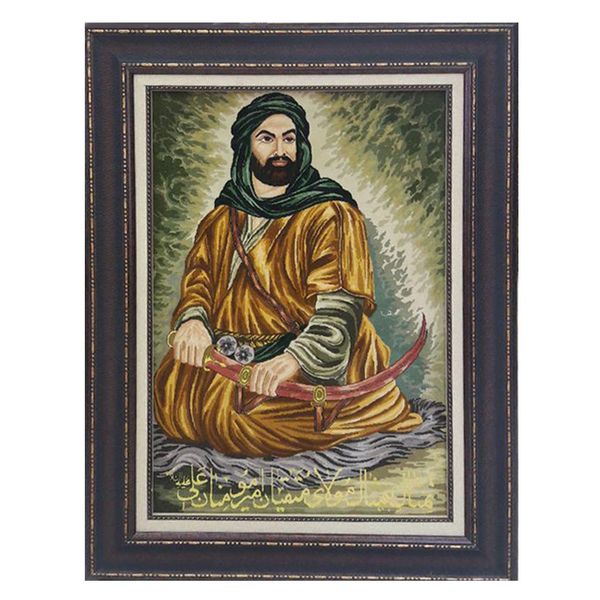 مشخصات قیمت و خرید تابلو فرش دستباف طرح تمثال امام علی ع دیجی کالا
