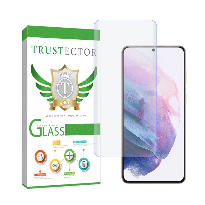 محافظ صفحه نمایش یووی تراستکتور مدل UVLIGHT مناسب برای گوشی موبایل سامسونگ Galaxy S21 Plus 5G