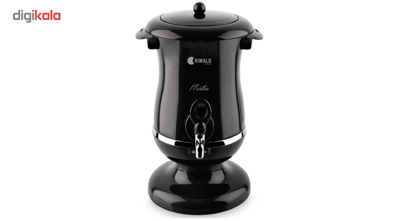 سماور برقی ریوالد مدل Bernt کد 800213 به همراه یک عدد اردورخوری ویترای طرح لاله