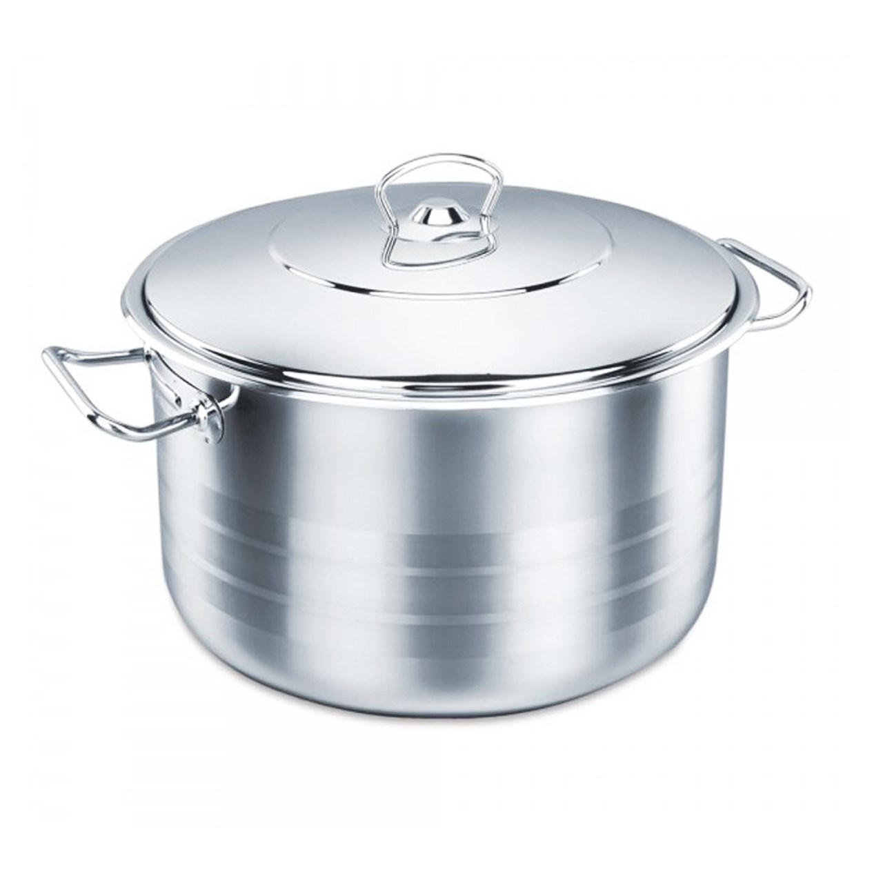 قابلمه استیل کرکماز مدل Astra کد 1903 سایز  24  به همراه یک عدد اردورخوری ویترای طرح آفتاب