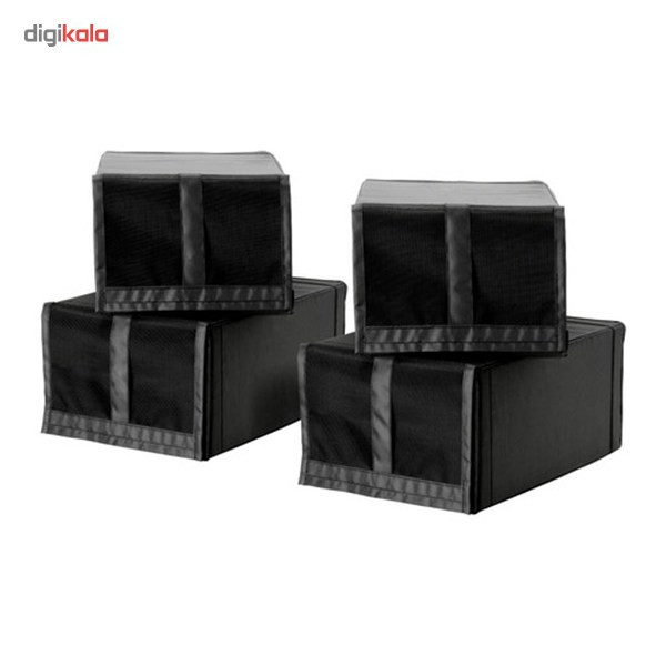 جعبه کفش ایکیا مدل Skubb بسته 4 عددی جعبه کفش ایکیا مدل Skubb بسته 4 عددی