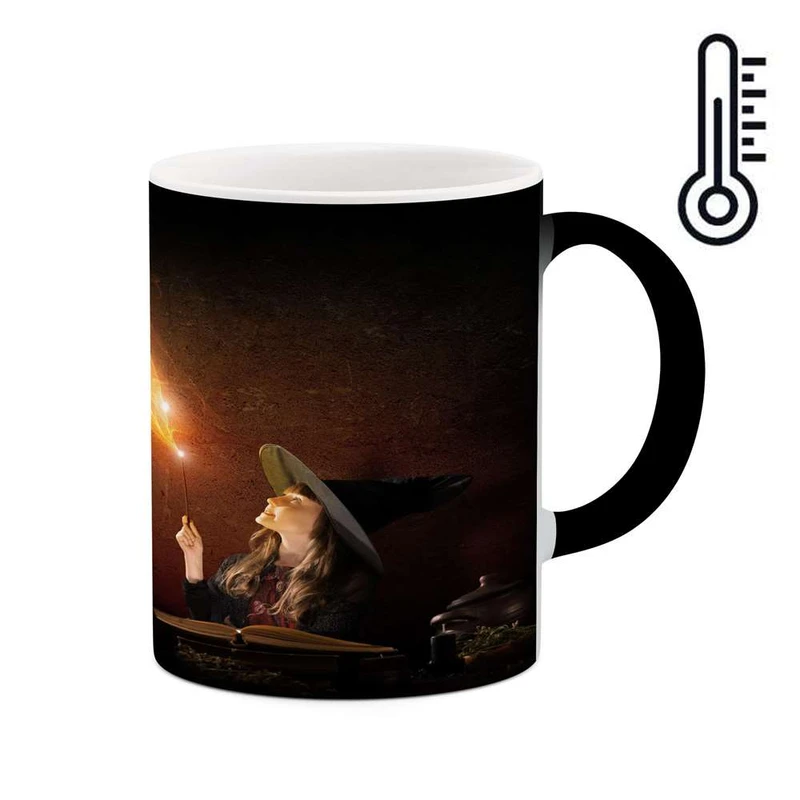 ماگ حرارتی کاکتی مدل بچه جادوگر کد mgh17963