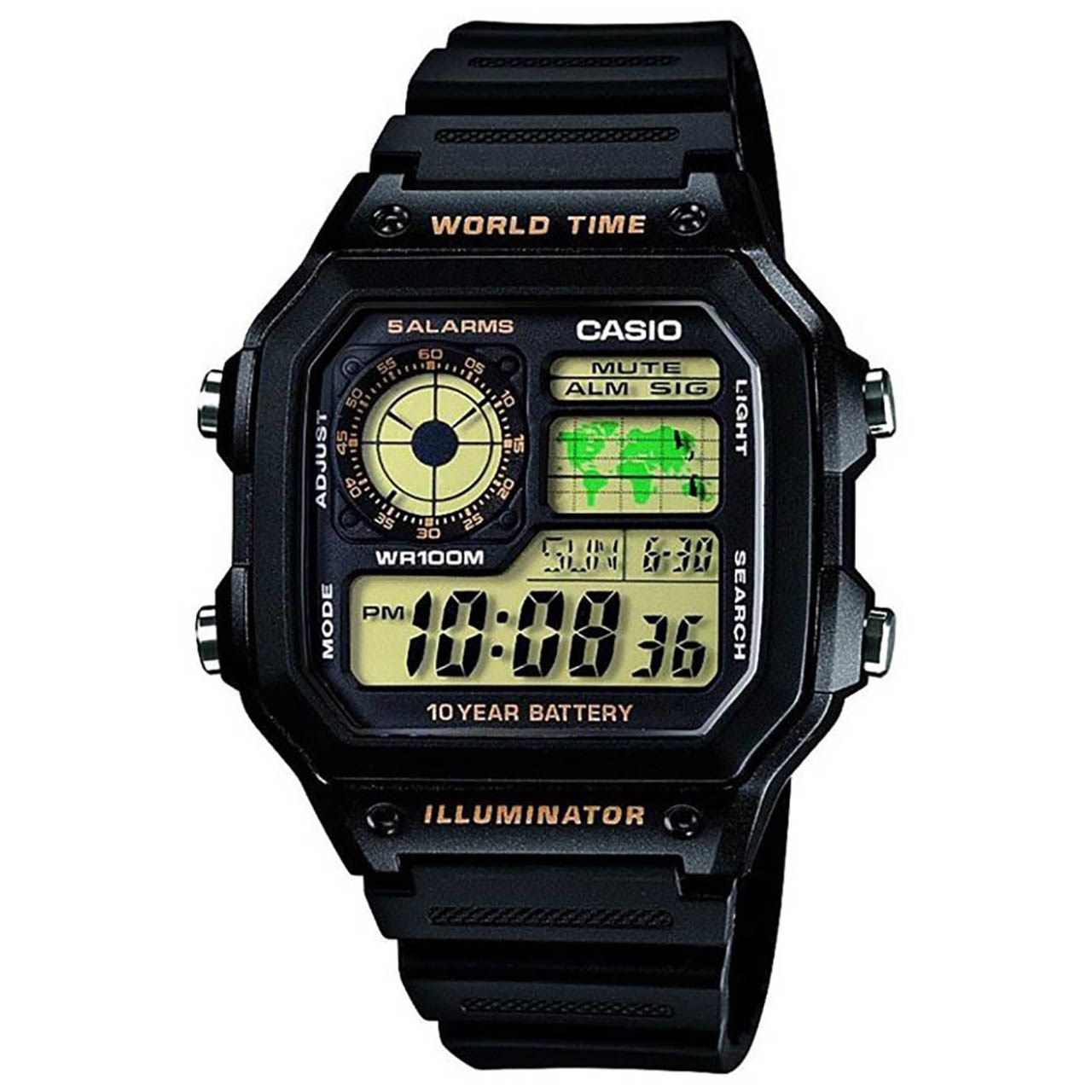 ساعت مچی دیجیتالی کاسیو مدل AE-1200WH-1BVDF -  - 1